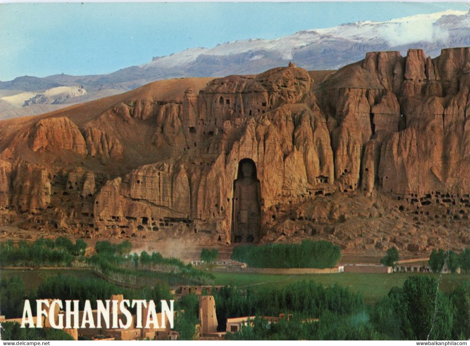 Afghanistan Statue of High Buddha 1975 to Austria