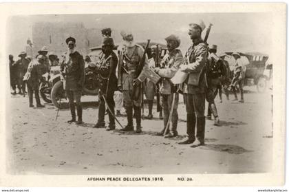 Afghanistan 1919 Afghan Peace Delegates