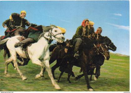 Afghanistan animée Chevaux The Buzkashi Games