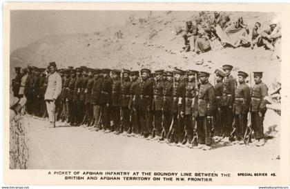 Afghanistan Infantry Boundary Line British Territory