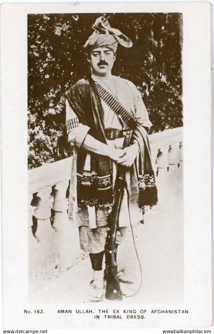 Afghanistan King Amanullah in Tribal Dress