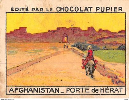 PIE-FO-21-3544 : EDITION DU CHOCOLAT PUPIER. AFGANISTAN. PORTE DE HERAT