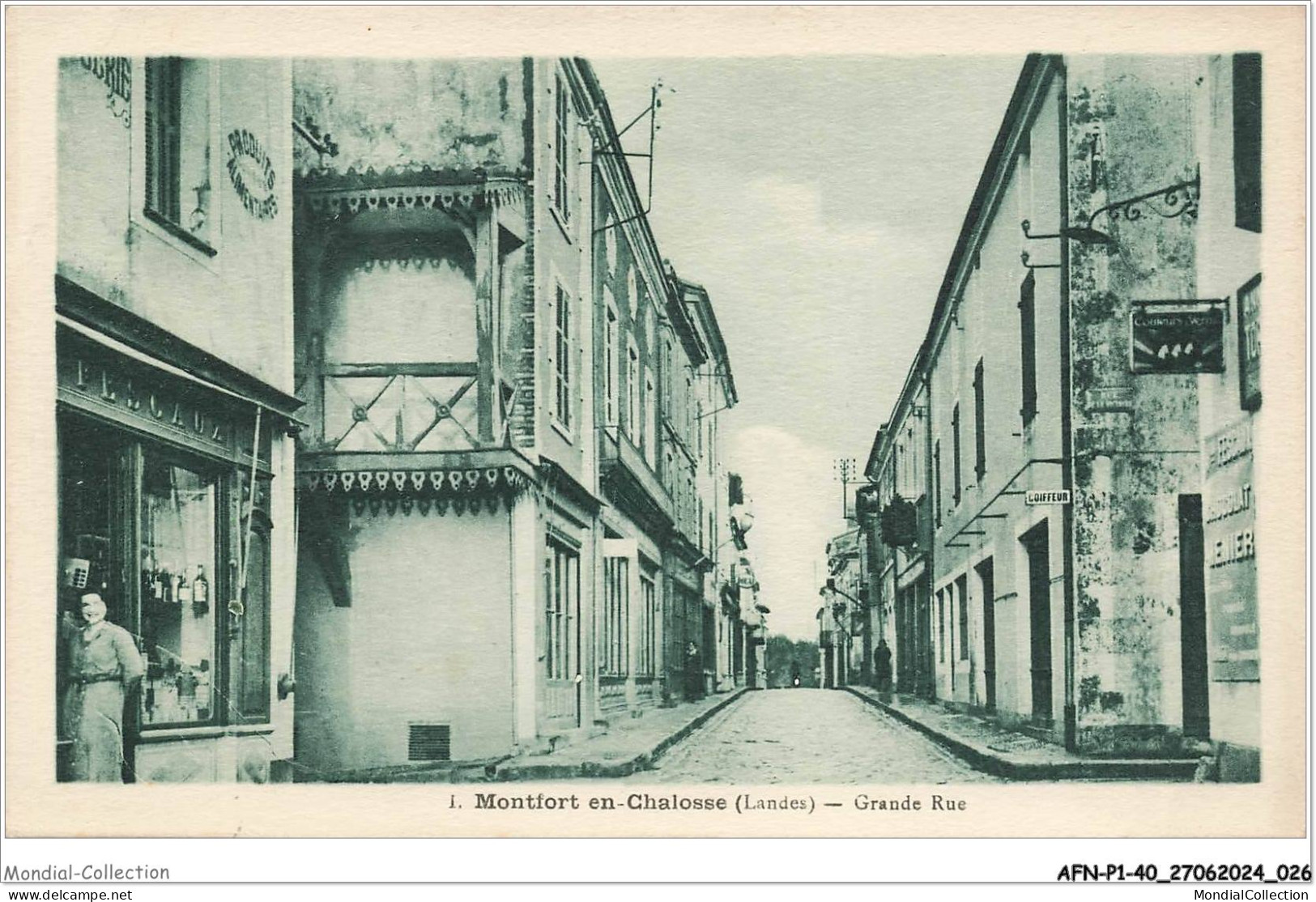 AFNP1-0014-40 - MONTFORT-EN-CHALOSSE - grande rue