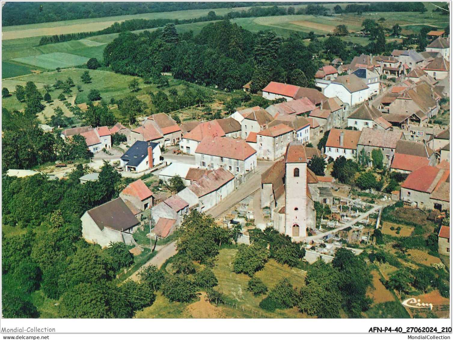 AFNP4-0387-40 - GENDREY - vue aérienne