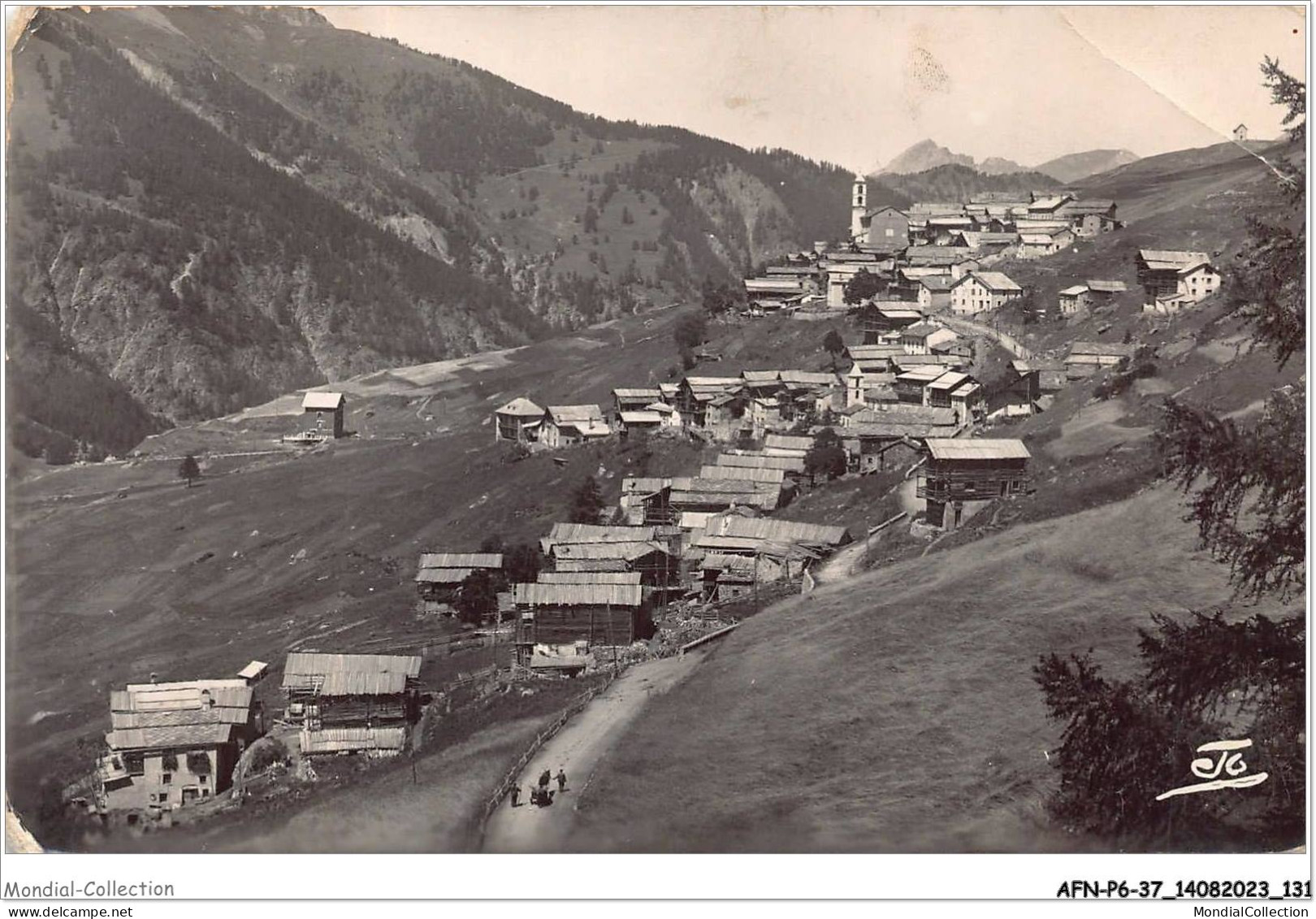 AFNP6-0575-37 - SAINT-VERAND - vue générale - la plus haute commune d'europe