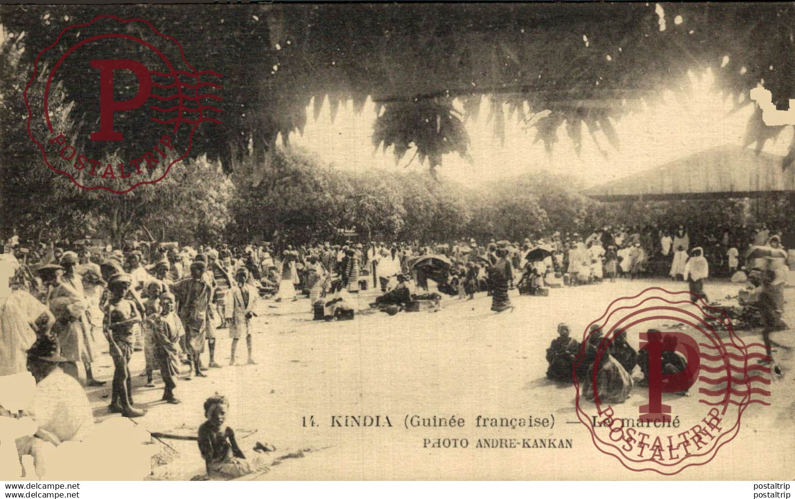 AFRICA. GUINEA FRANCESA. GUINEE FRANÇAISE. KINDIA. LE MARCHE.
