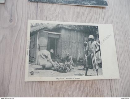 CPA Afrique Africa Anjouan La Réunion Marchands de bananes