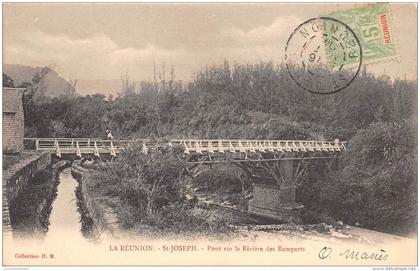 LA REUNION - Topo / Saint Joseph - Pont sur la Rivière des Remparts
