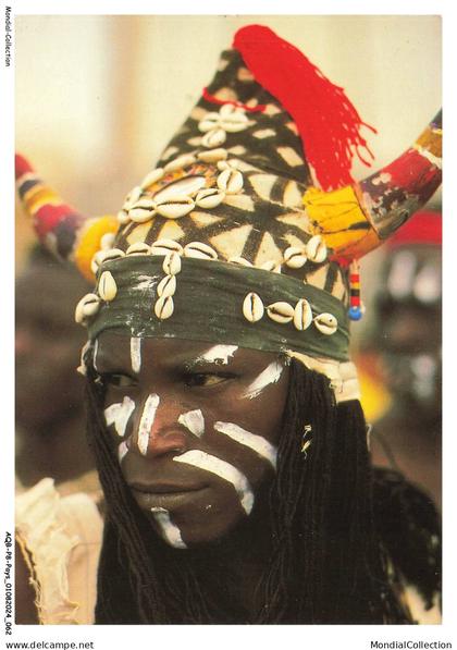 AQBP8-0657-AFRIQUE - Danseur du folklore africain