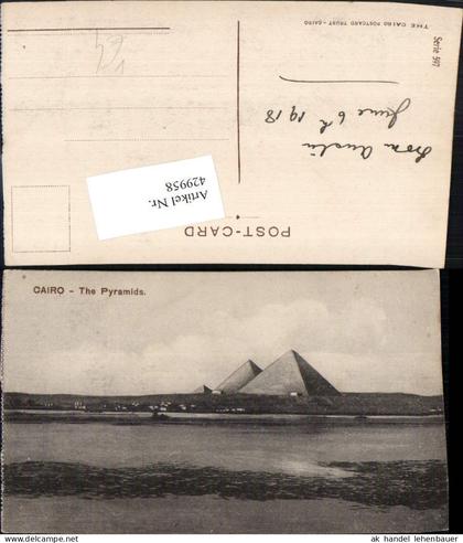 429958,Egypt Cairo Kairo Pyramids Pyramiden pub Postcard Trust 597