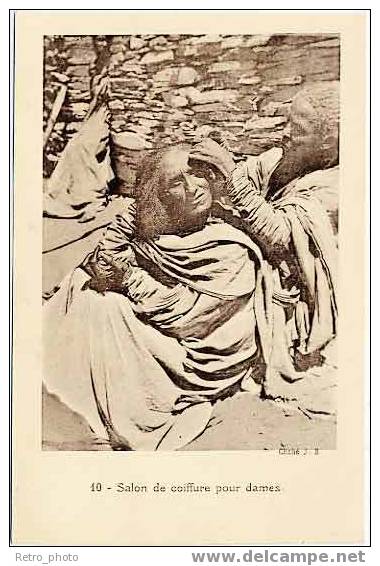 Afrique, Abbyssinie, Ethiopie ? - Salon de coiffure pour dames