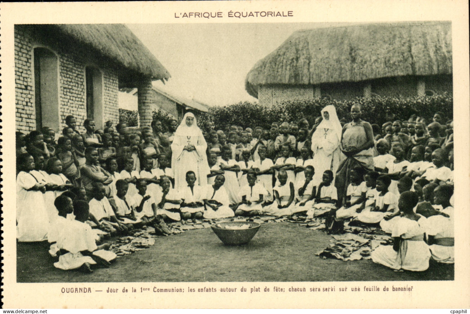 Afrique-Africa- Ouganda- Bwanda- Ecole Normale dirigee par les Souers pour la formation des institutrices -CPA
