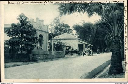 CPA Brazzaville Französisch Kongo, Avenue du Commerce et Etablissements J. J. de Macedo