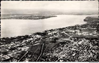 CPA Brazzaville Französisch Kongo, Fliegeraufnahme