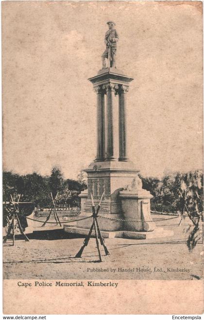 CPA Carte Postale  Afrique du Sud Kimberley Cape Police memorial  VM51126ok