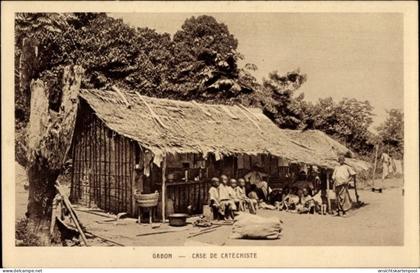 CPA Gabon Gabun, Case de Catechiste