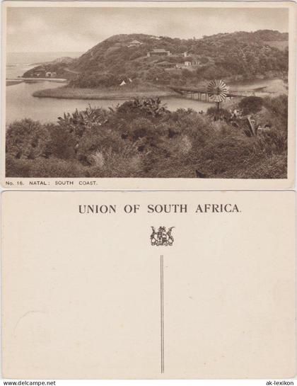 Postcard Südafrika Südküste: Natal 1930
