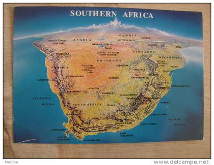 South Africa - Map  - Angola MOcambique - Botswana  Zimbabwe  Zambia  Namibia   D113946