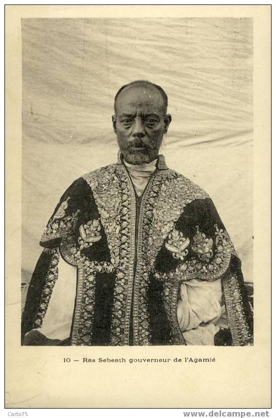 AFRIQUE - ETHIOPIE - Ras Sebeath Gouverneur de l'Agamié