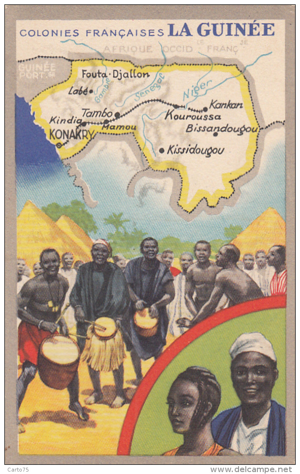 Afrique -  La Guinée - Colonial - Histoire Géographie - Scènes et Types - Lion Noir Paris Montrouge