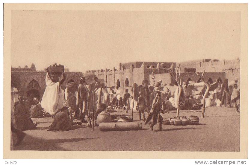 Afrique - Mali - Tombouctou - Place du marché