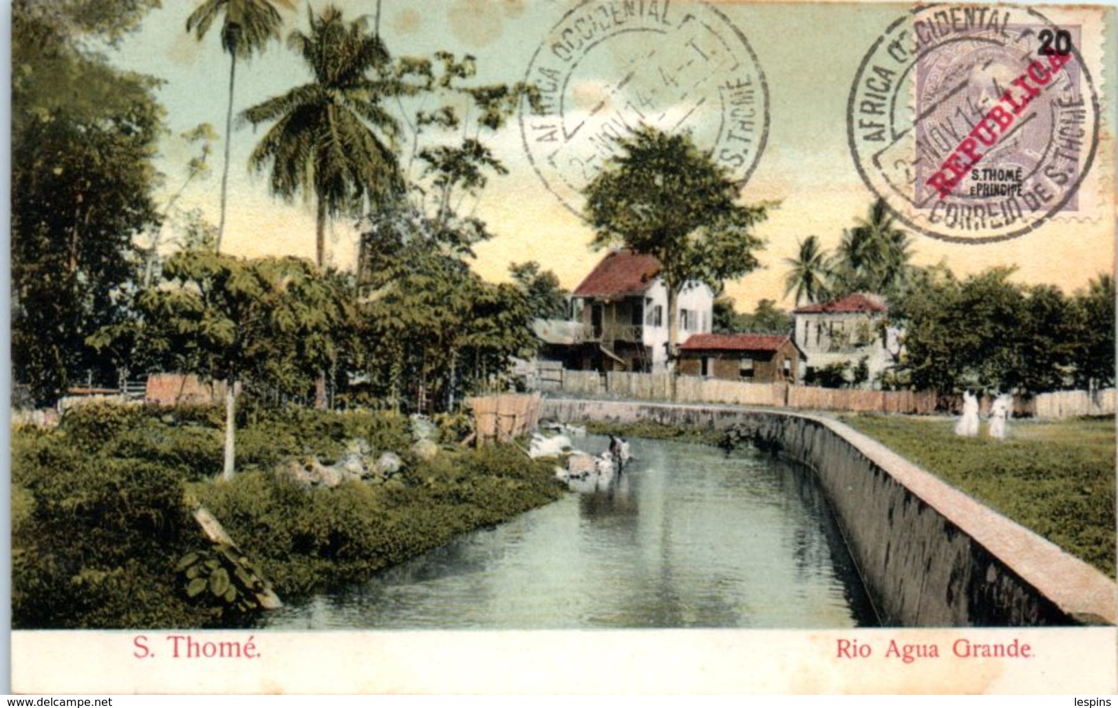 AFRIQUE --  SAO TOME Et PRINCIPE -- Rio Agua Grande