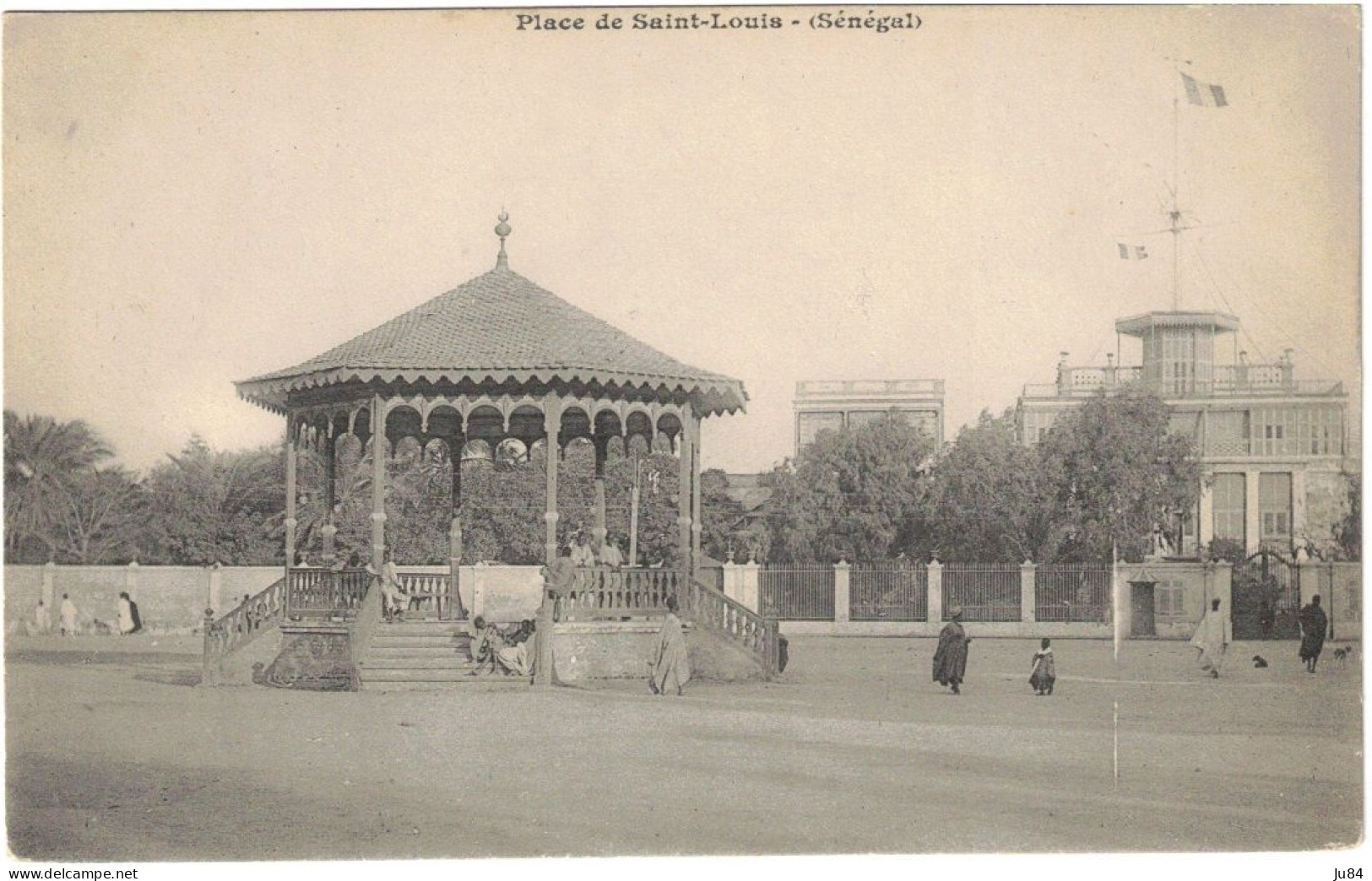 Afrique - Sénégal - Saint-Louis - Place de Saint-Louis - Carte Postale vierge