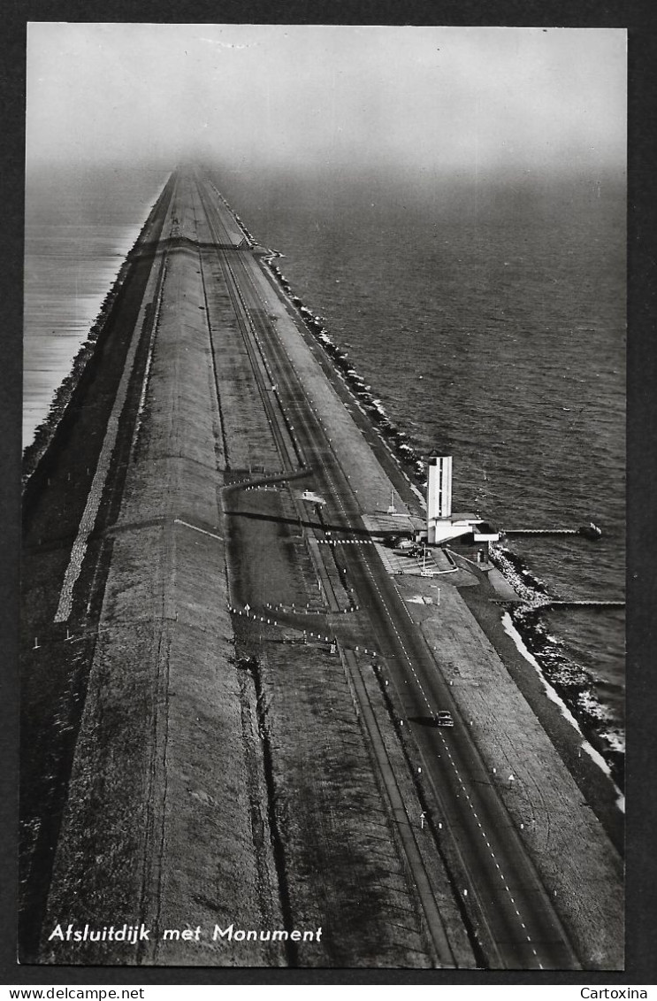 Afsluitdijk & Vlieter Monument (North Holland, Netherlands)