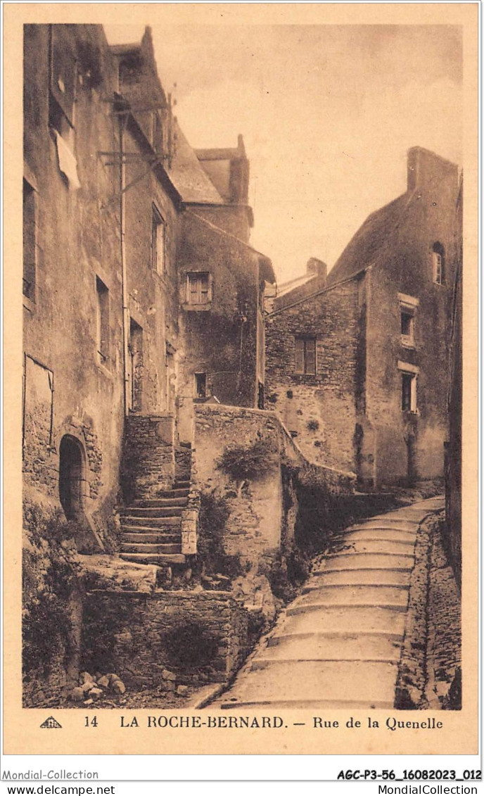 AGCP3-56-0193 - LA ROCHE BERNARD - rue de la Quenelle