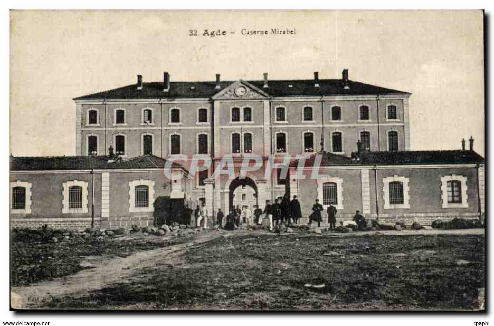 Agde - Caserne Mirabel - CPA