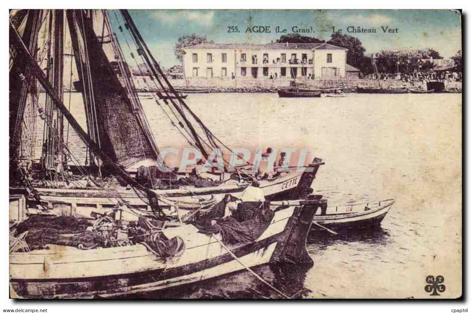 Agde CPA Chateau vert (bateau)