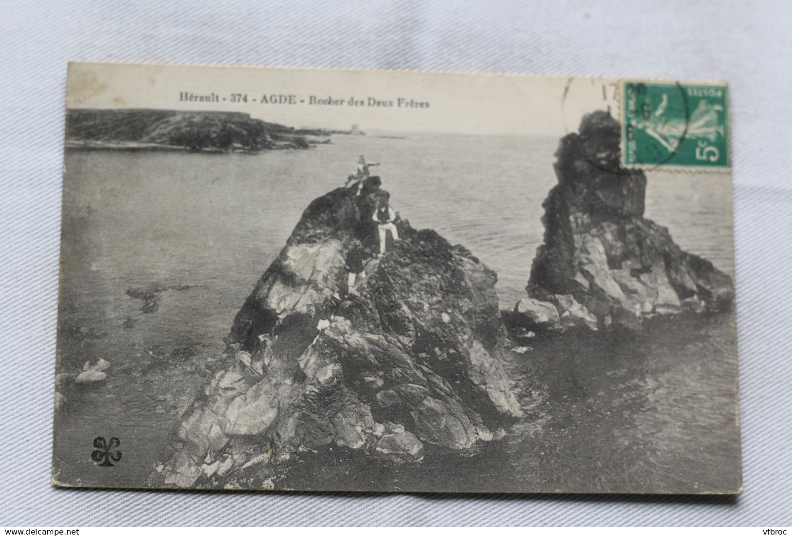 Agde, rocher des deux frères, Hérault 34