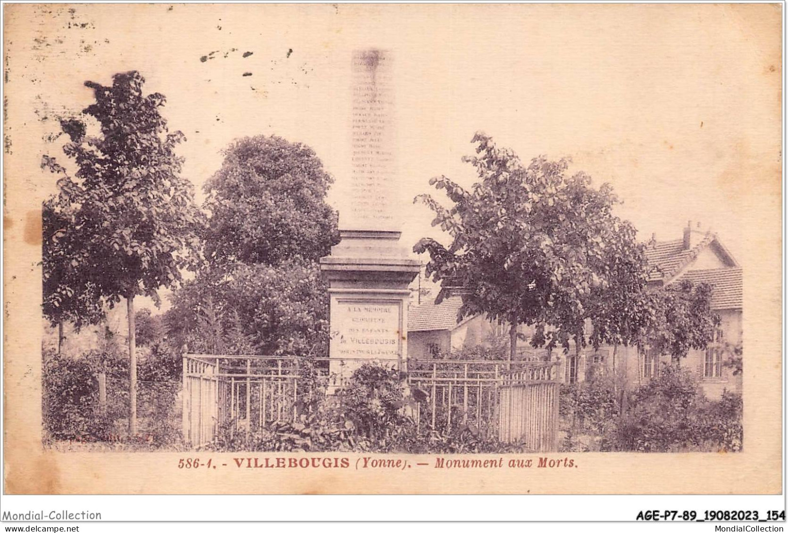 AGEP7-89-0658 - VILLEBOUGIS - Monument aux morts
