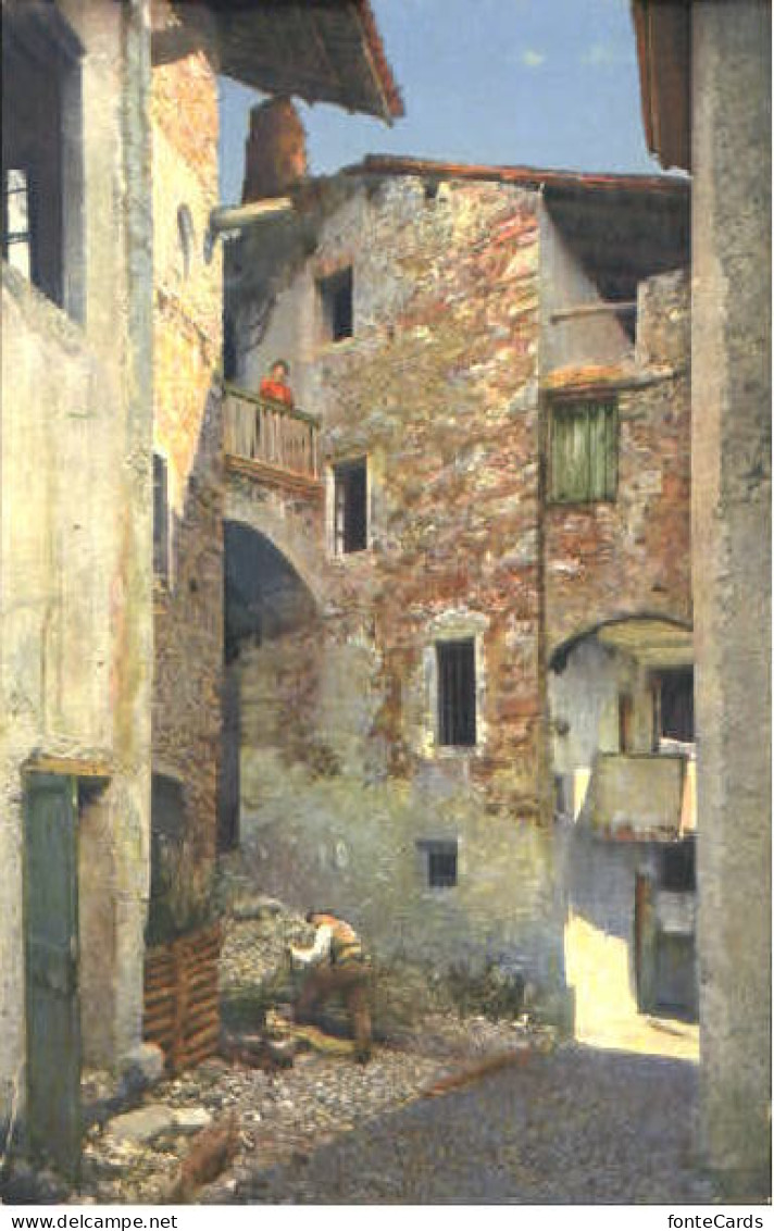 Agra TI Agra Alte Haeuser ungelaufen ca. 1920