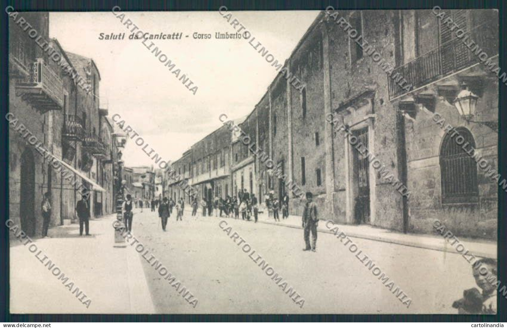 Agrigento Canicattì cartolina MV6503