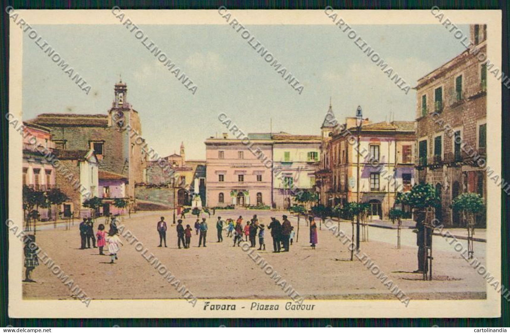 Agrigento Favara cartolina QQ0084