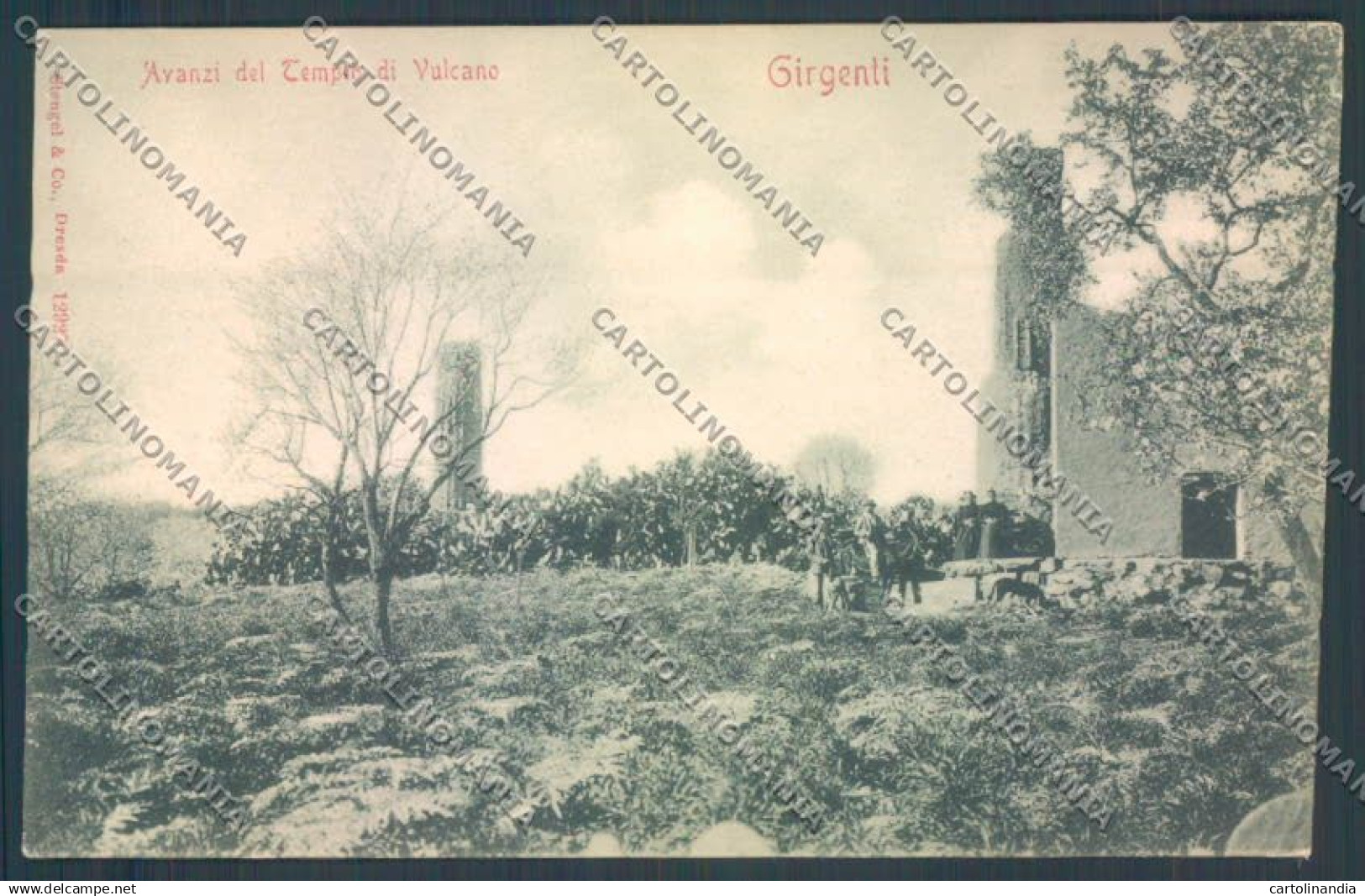 Agrigento Girgenti cartolina ZG0031