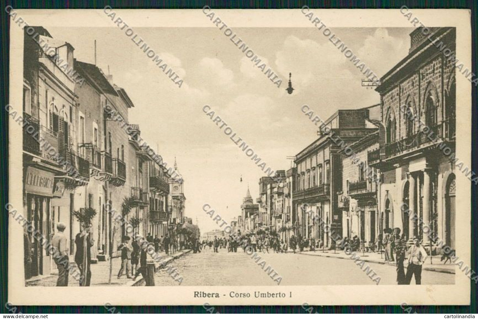 Agrigento Ribera cartolina QQ0088