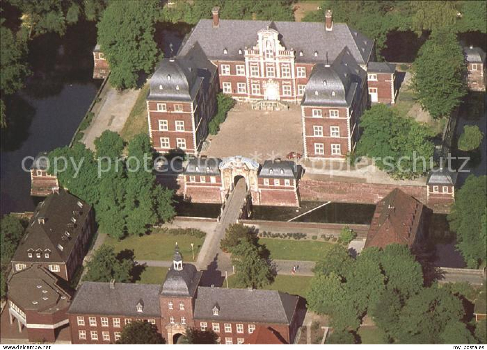 Ahaus Fliegeraufnahme Schloss Ahaus