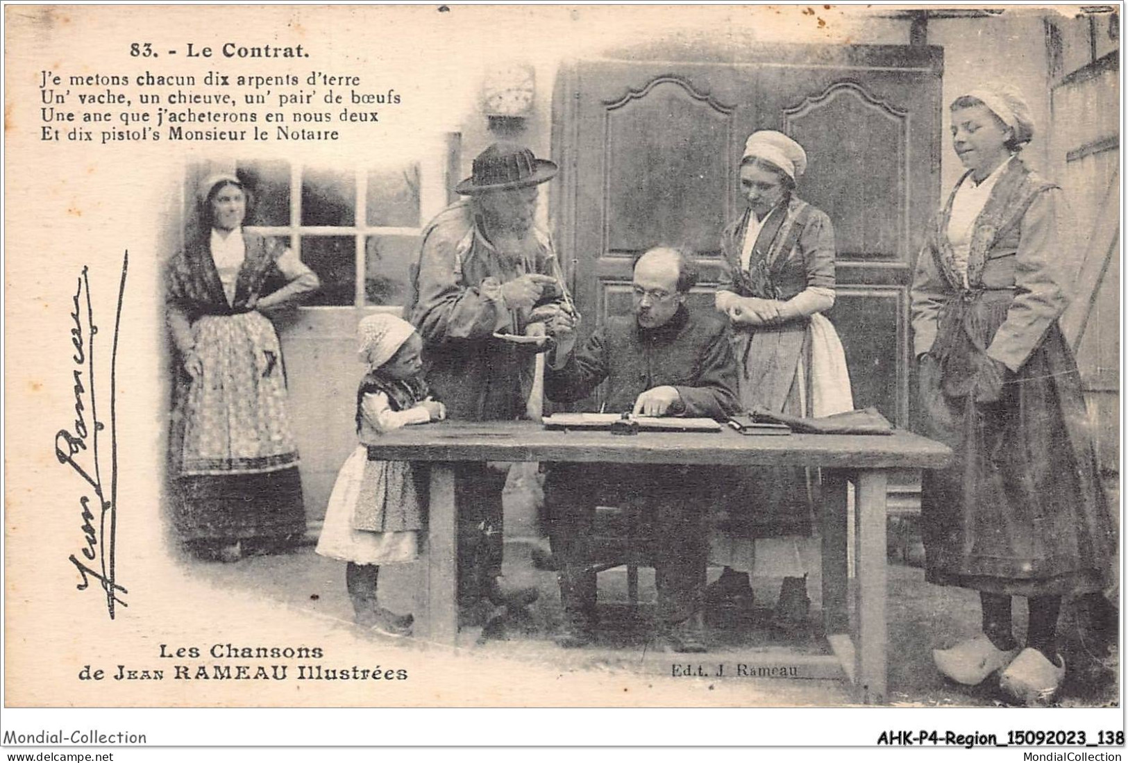 AHKP4-0322 - REGION - CENTRE VAL DE LOIRE - Le contrat /B