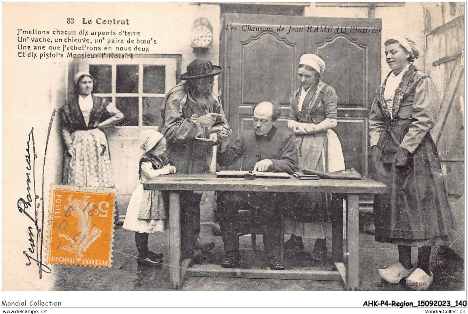 AHKP4-0323 - REGION - CENTRE VAL DE LOIRE - Le contrat /B