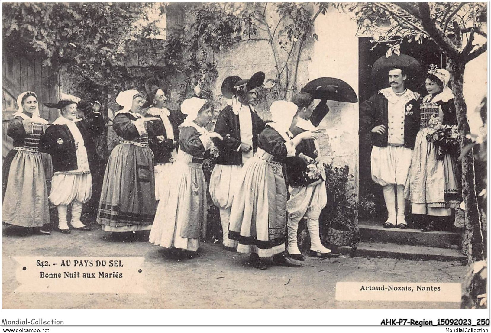 AHKP7-0678 - REGION - PAYS DE LA LOIRE - AU PAYS DU SEL - Bonne nuit aux mariés /B