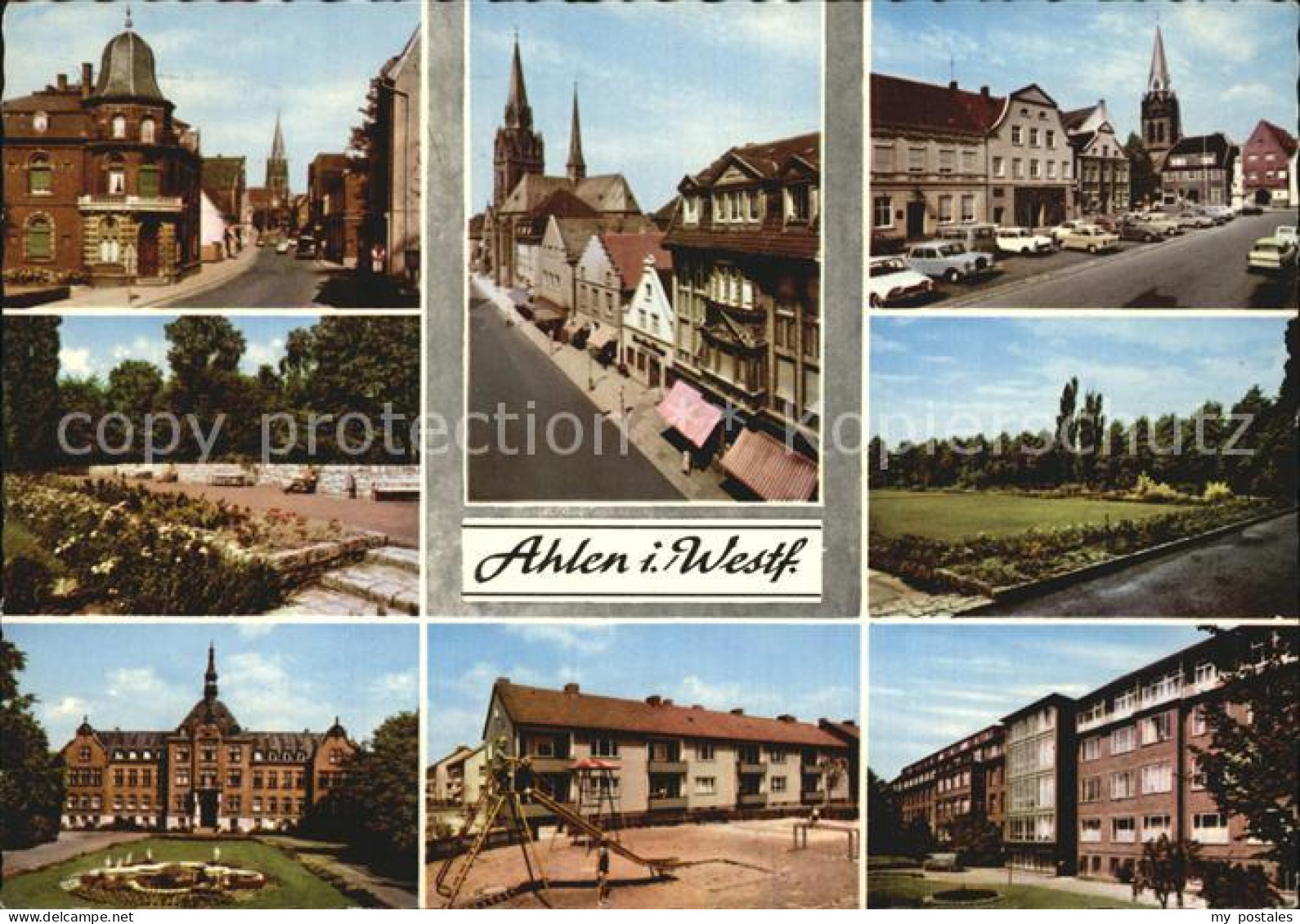Ahlen Marienkirche Kunstmuseum Westfalenvilla Ortsansichten Amtsgericht