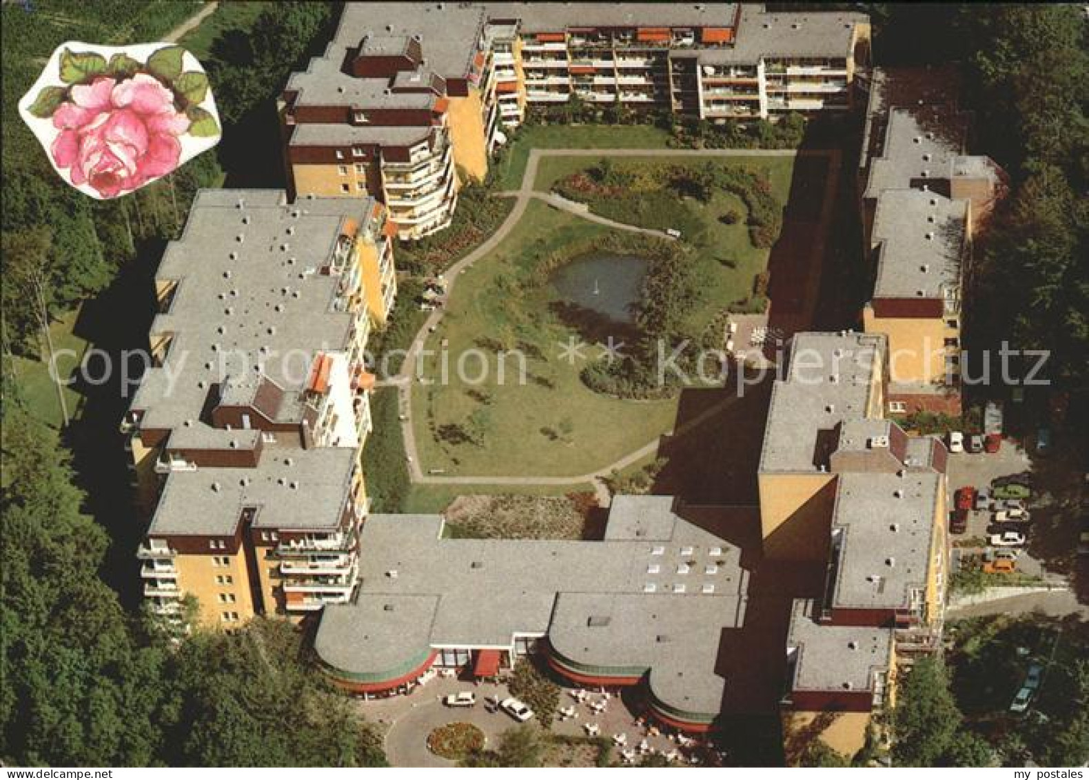 Ahrensburg Fliegeraufnahme Rosenhof Seniorenwohnanlage