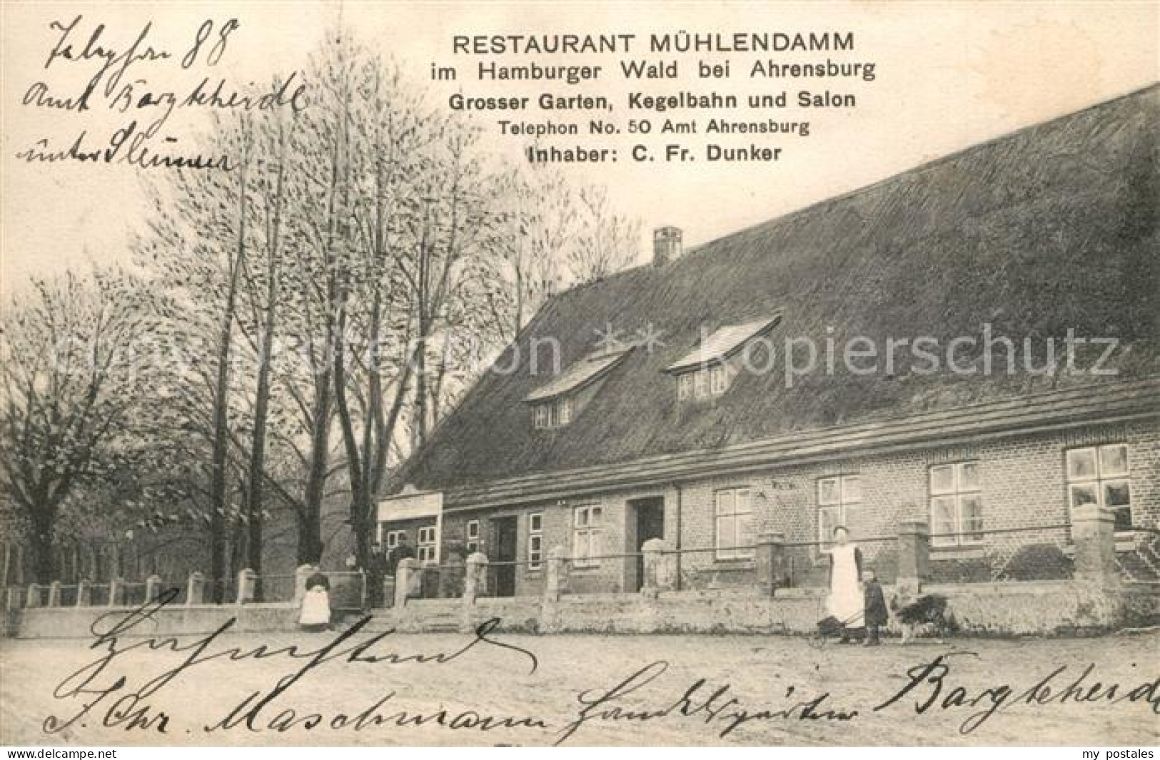 Ahrensburg Restaurant Muehlendamm im Hamburger Wald