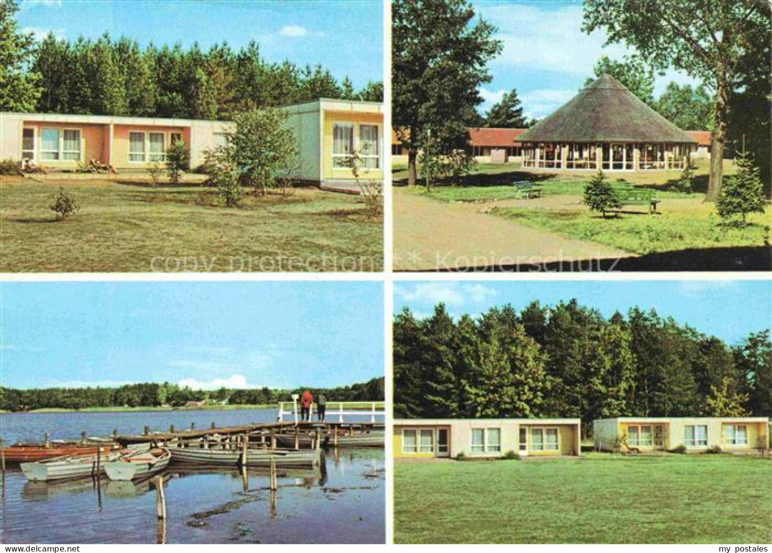 Ahrensdorf Templin Erholungsheim des VEB Leuna Werke Walter Ulbricht Details