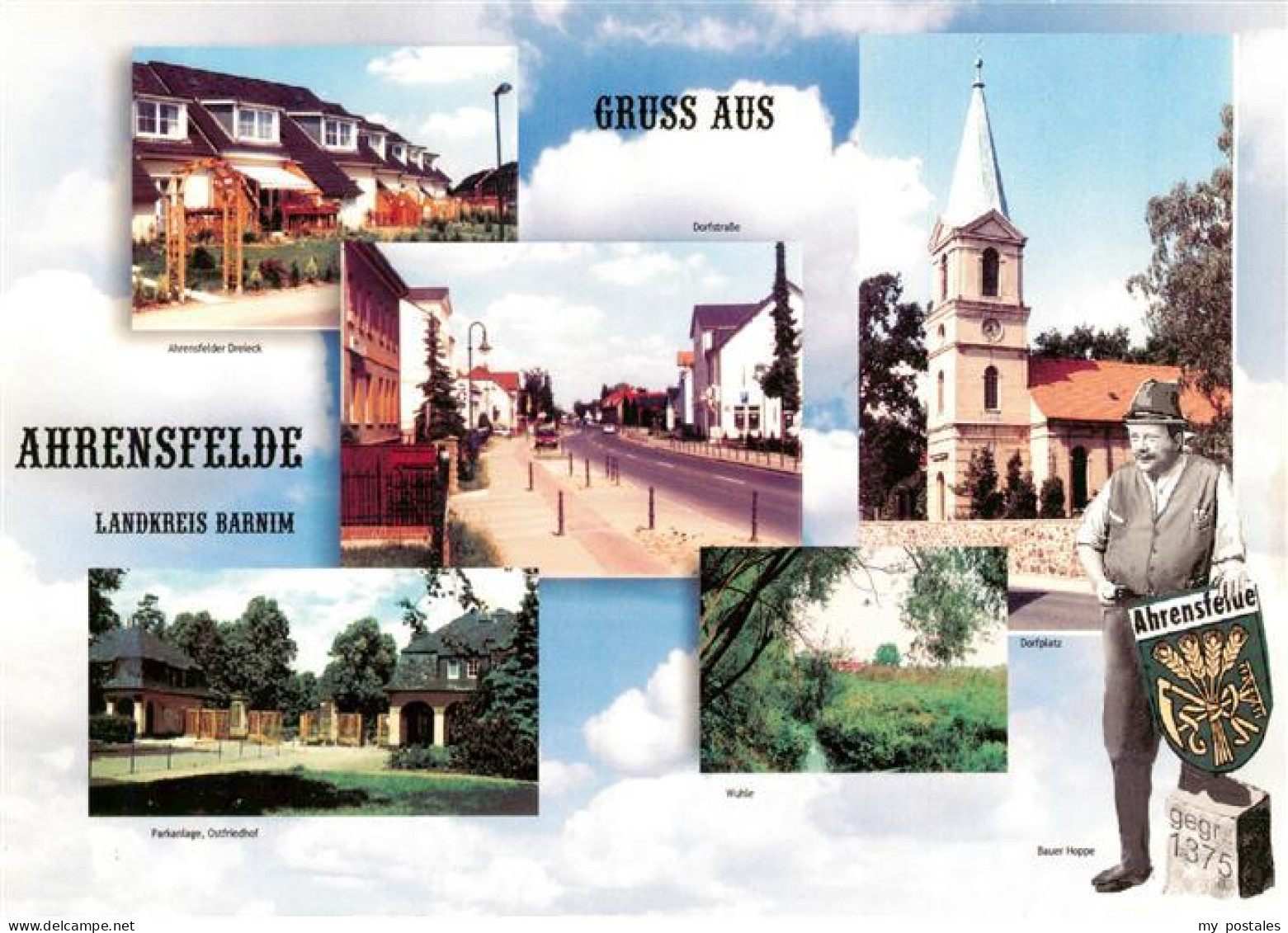 Ahrensfelde Ahrensfelde Ahrensfelder Dreieck Parkanlage Wuhle Dorfplatz Bauer Ho