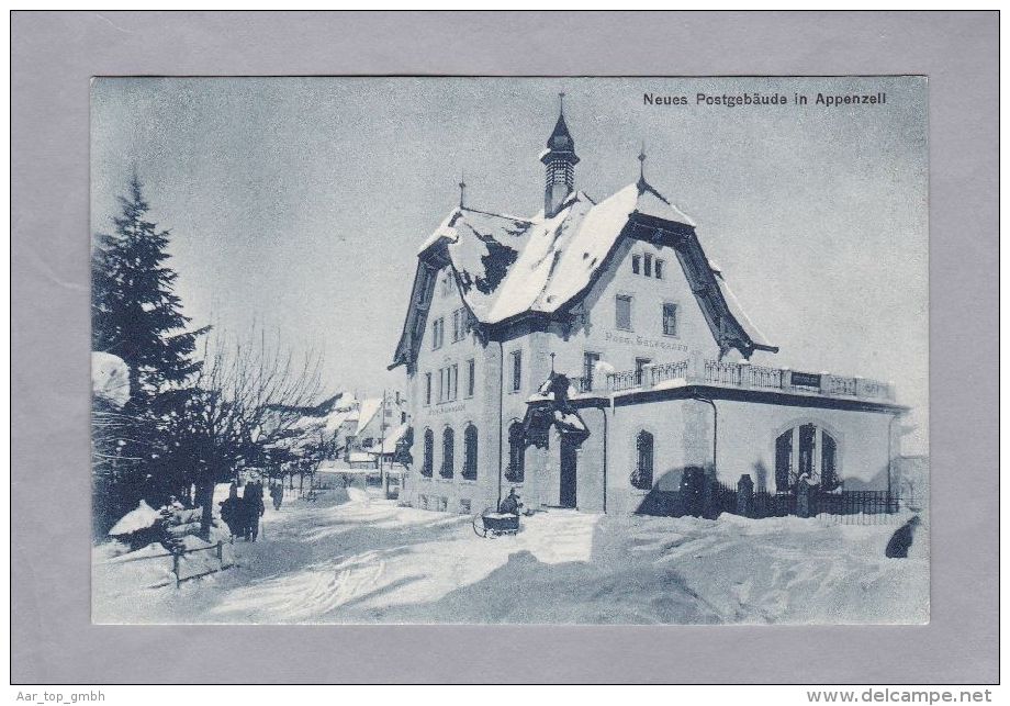 AI APPENZELL Neues Postgebäude Foto Hersche's Bazar ungebraucht