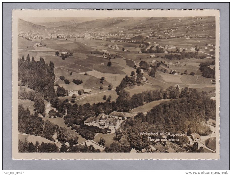 AI WEISSBAD 1947.VI.9. Weissbad  mit Appenzell Fliegeraufnahme