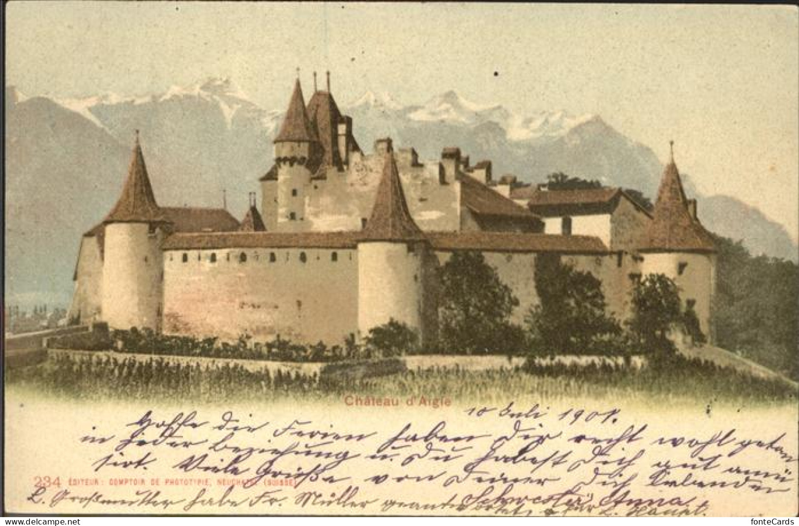 Aigle VD Chateau d Aigle